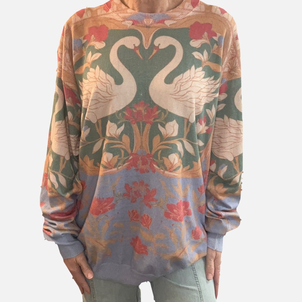 NWOT We The Free Nouvelle OversizedSweater-Multi Combo RARE - Picture 11 of 11